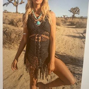 Knitted black dress from 12th Tribe